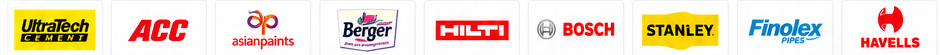 AK Enterprises Authorized Brands UltraTech ACC Havells Asian Paints