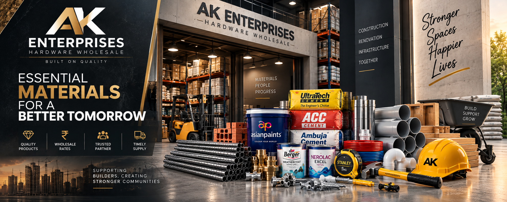 AK Enterprises - Hardware Wholesale Banner 2